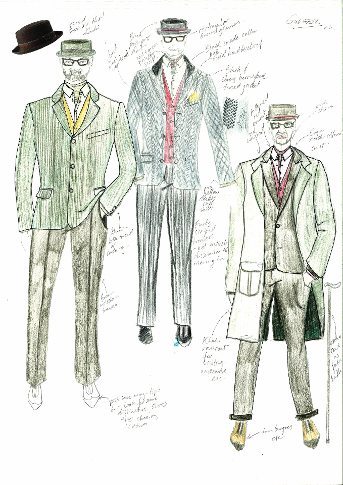 1985 Drama - Costume Designs for Bob Hoskins