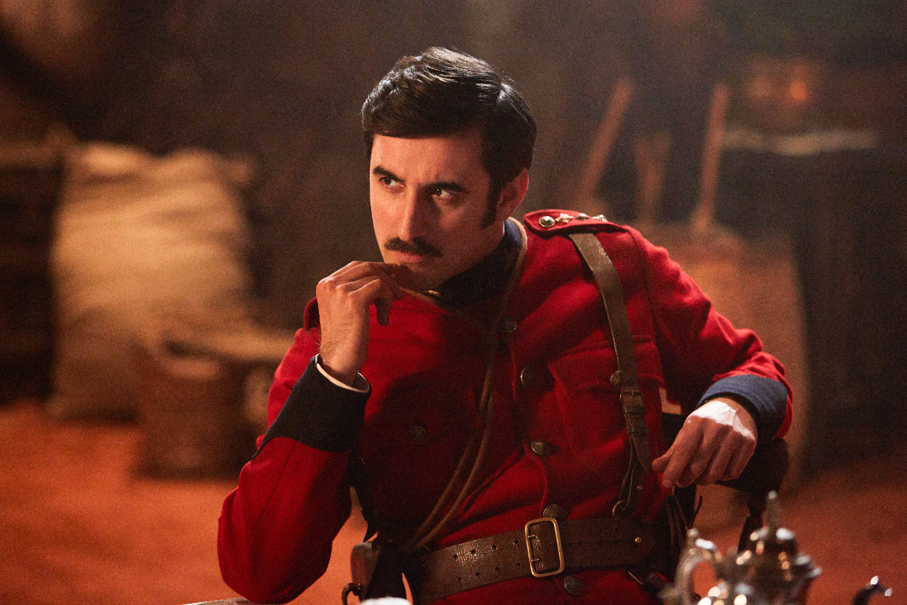 Ferdinand Kingsley as Late Victorian Red Coat Officer